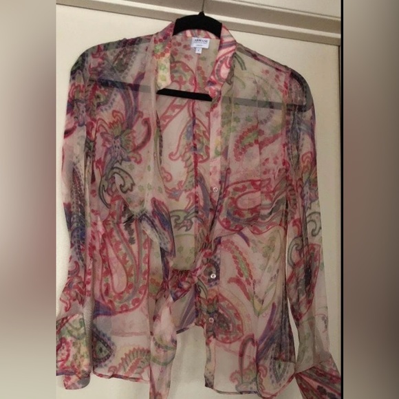 Armani Collezioni Tops - Armani Collezioni Silk Blouse